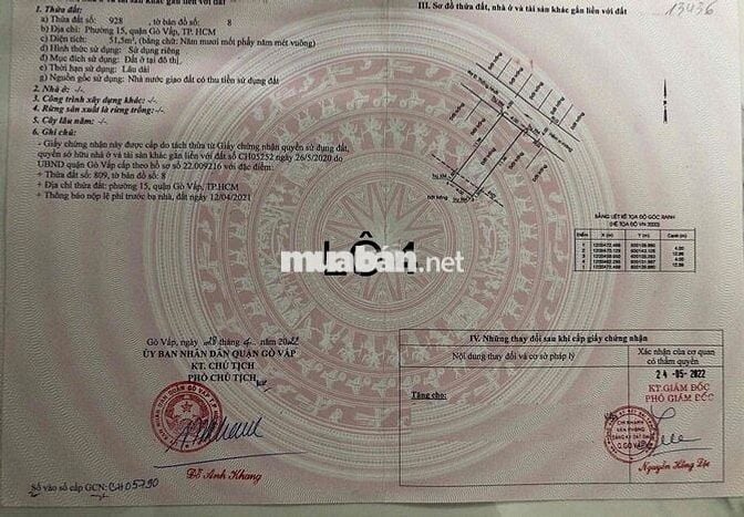 Lô đất đẹp Lê Đức Thọ, Hxh tiện xây