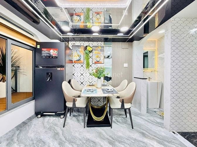 HH1% NHÀ 4 PHÒNG NGỦ 6 WC CÁCH MẶT TIỀN CHỈ 20M XE HƠI NGỦ TRONG NHÀ