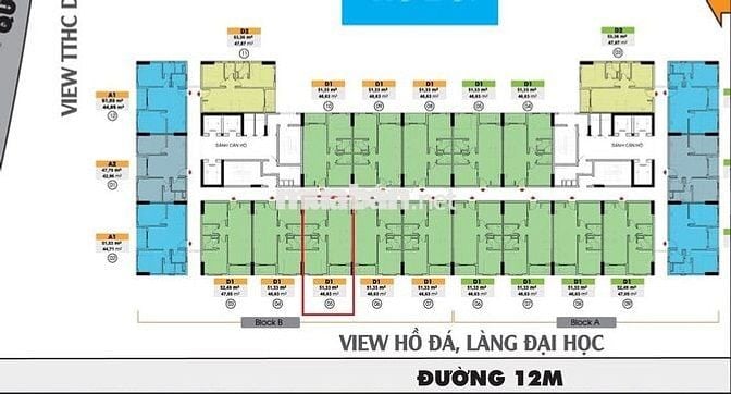 ~2.3 Tỷ - Bcons Plaza Dĩ An 2PN 2WC - Trục Đường QL1K -7P Đến Thủ Đức