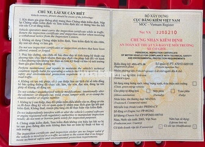 Mazda Premacy 2003 1.8 AT - 245708 km