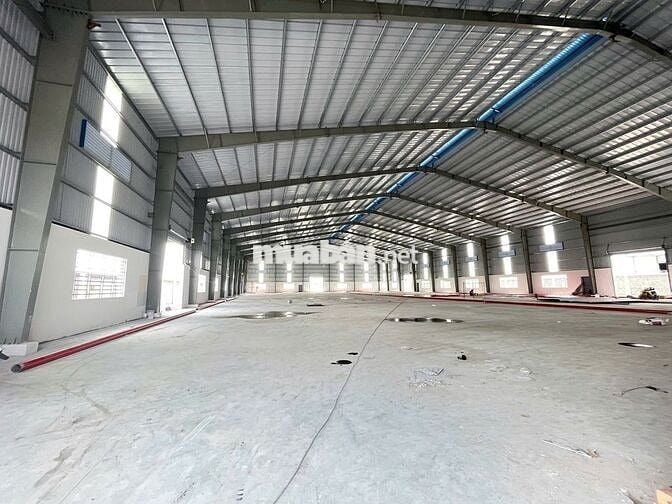 CHO THUÊ KHO XƯỞNG MỚI KCN ĐỨC HÒA 4350M2, PCCC TỰ ĐỘNG, ĐƯỜNG CONT