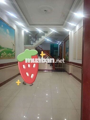 Sân ô tô, dt 4,2x21m 4pn 4wc hẻm 8m thông nhà mới đẹp