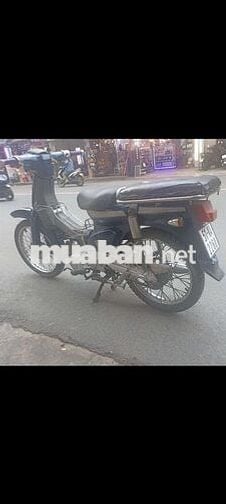 Honda Cub 90 có đề xe chở hàng màu Xanh