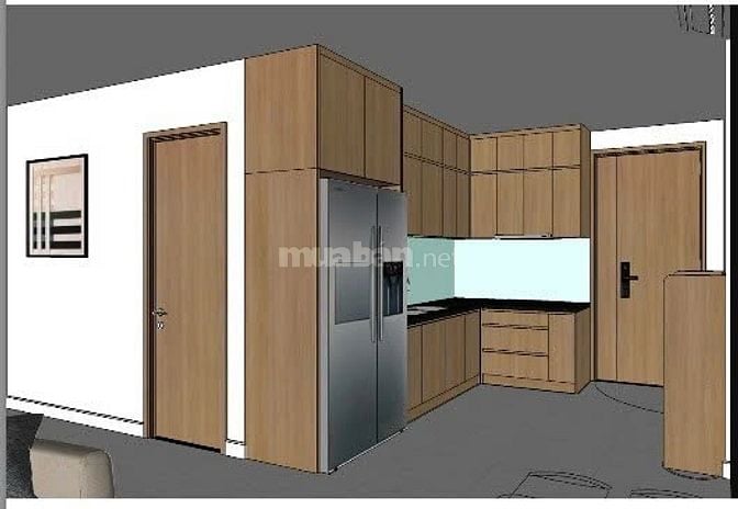 Cho thuê căn hộ 2PN+, 2 WC nội thất cao cấp, đầy đủ