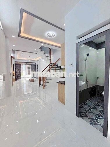 Nhà Mới 100%.Trương Thước Phan.DT: 4 X 12m Trêt Lầu 2PN 2WC