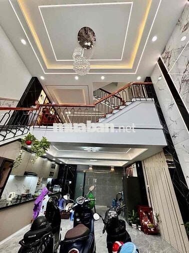 nhà ngang 5.5m _HXH 5m _ 3 tằng + Lững _ Thạnh Xuân 22