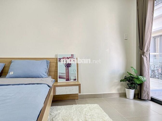 Căn hộ mini full NT ban công  _ gần CV Lê Thị Riêng Q10