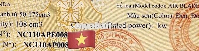 AB Thái 2011 chính chủ bao sang tên giữ biển