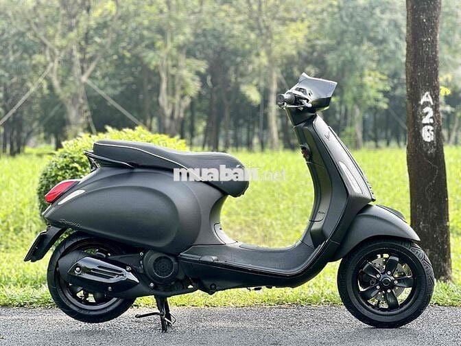 Piaggio Vespa 125cc 2015 Đen nhám Sposty Tuyệt Đẹp