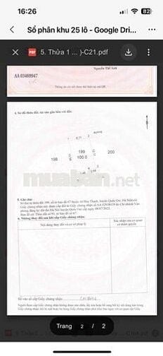 Chỉ từ 2.5 tỷ sử hữu ngay lô đất 100m full thổ cư tại Hoà Lạc