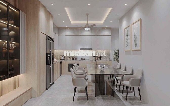 Bán nhà 4 tầng đẹp – sau lưng mặt tiền Hoà Cường , full nội thất