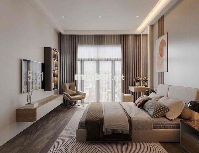 Bán nhà 4 tầng đẹp – sau lưng mặt tiền Hoà Cường , full nội thất