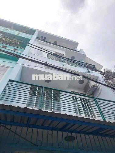 Nhà Mới Hẻm 5m Đg Số 1 P16: 4x13m, 3 lầu, 4pn, 3wc, có Nội Thất