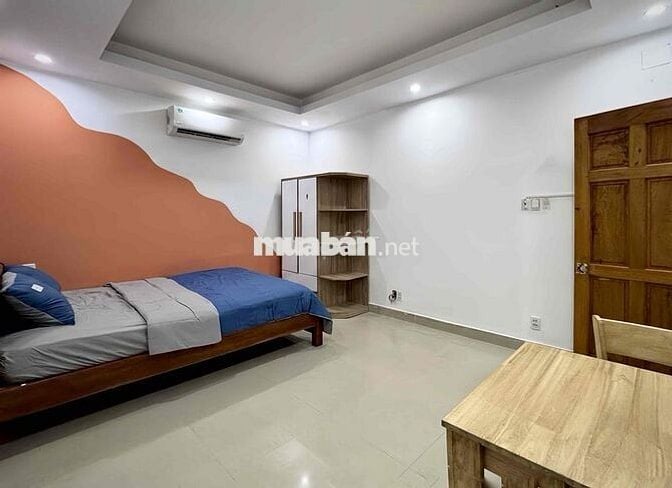 Phòng full nội thất tách bếp siêu rộng khu nhà ga T3- ETOWN cho anh em