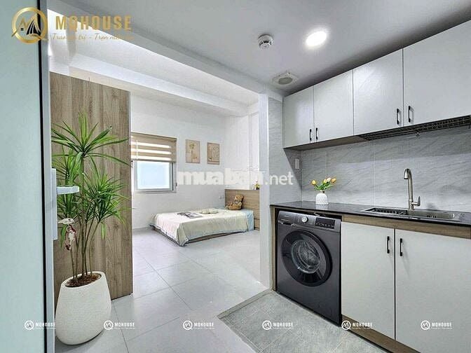 DỰ ÁN 1PN MỚI XÂY FULL NỘI THẤT MÁY GIẶT RIÊNG GIÁ HẠT DẺ NGAY P14 TB