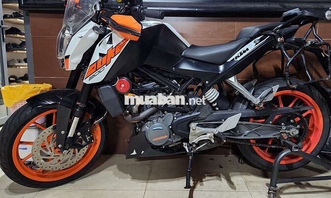 KTM Duke 200 Đen Trắng Cam