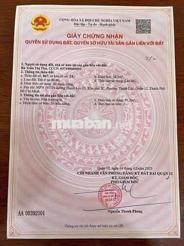 Nhà mặt tiền tl31 kinh doanh đa ngành nghề