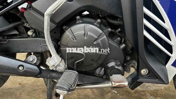 Exciter 135 xanh trắng 2012 ( hỗ trợ góp )