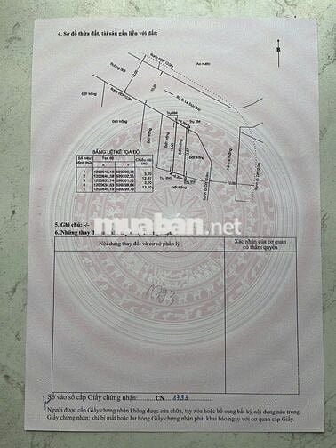 Bán đất ngay mặt tiền Tham Lương – Bến Cát – Rạch Nước Lên