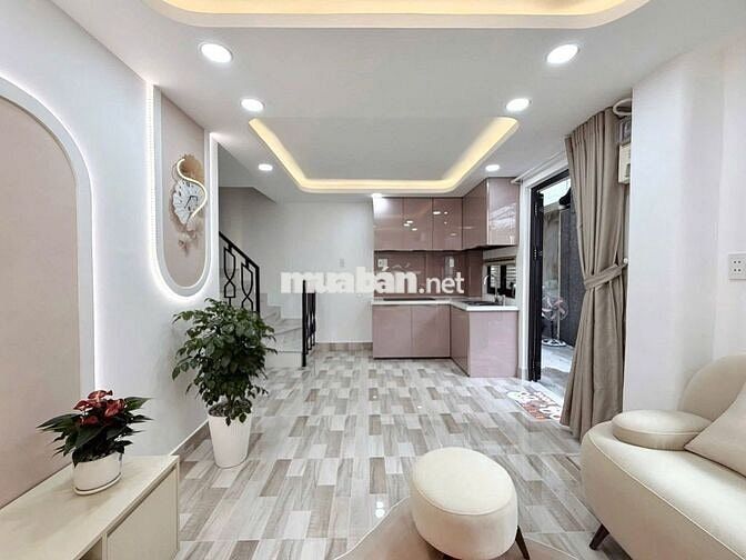 SIÊU PHẨM NHÀ ĐẸP GẦN CHỢ BÀ CHIỂU - FULL NỘI THẤT - VÀI BƯỚC RA MT