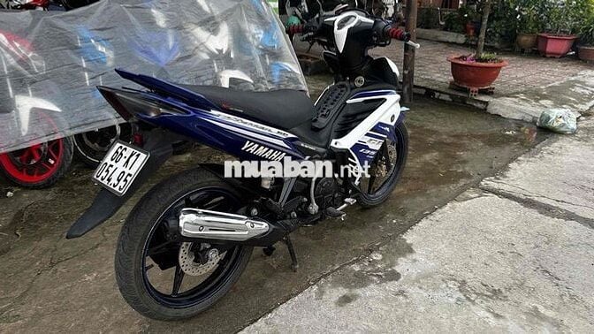 Exciter 135 xanh trắng 2012 ( hỗ trợ góp )