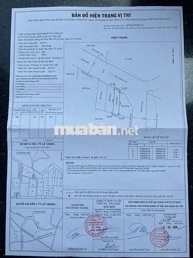 Bán đất ngay mặt tiền Tham Lương – Bến Cát – Rạch Nước Lên