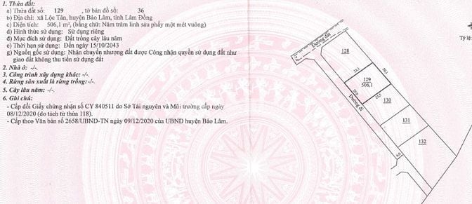 BÁN ĐẤU GIÁ TS MSB TẠI BẢO LÂM (NAY LÀ P2 BẢO LỘC, LÂM ĐỒNG)