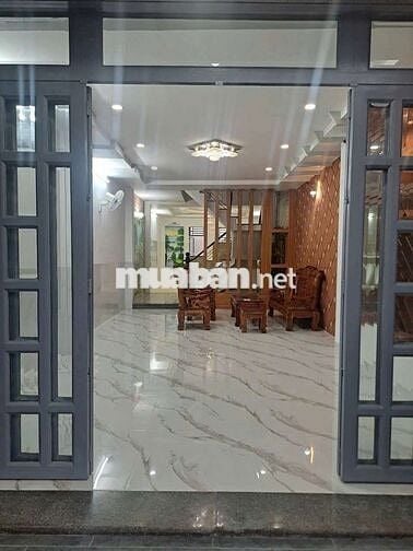 Nhà mặt tiền đường DTG đối diện 2 chung cư 4,5❌20 4 tầng tiện ở làm vp