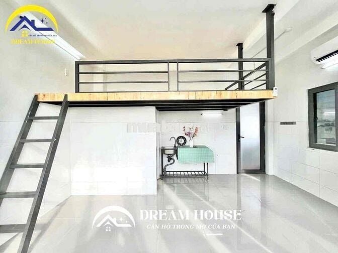 🔥Phòng GÁC - BAN CÔNG 35M2 - giá Rẻ ngay Miếu Gò Xoài - Lê Văn Quới