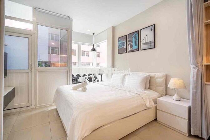 Studio Trung Tâm Balcony Bùi Viện, chợ Bến Thành, Co.opmart Cống Quỳnh