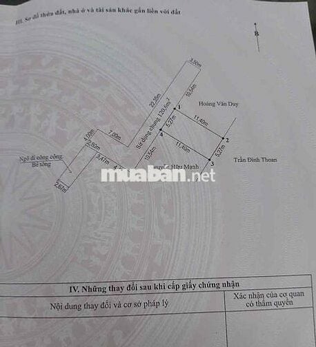 Đất 60m2 ngang 5,2m HXH Xích Thổ, Hồng Thái 1,02 tỷ đồng