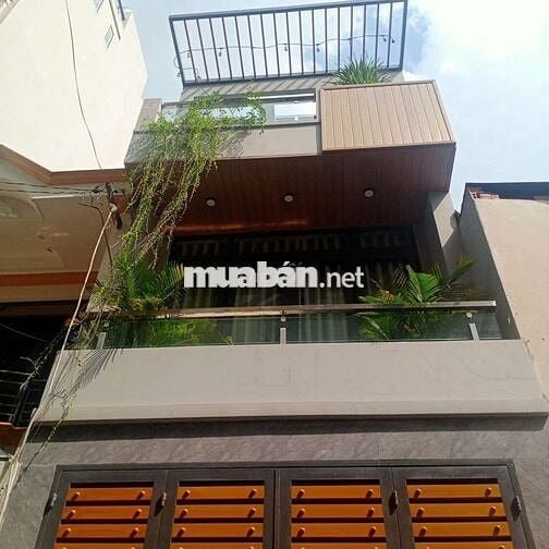 Hẻm xe hơi Bùi Quang Là, 45m, 4 tầng 4pn, giá nhỉnh 6.9 tỷ.