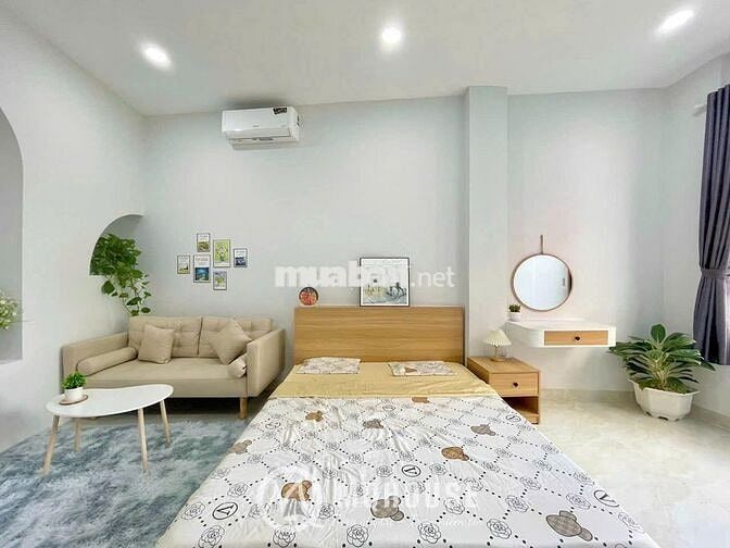 CHO THUÊ CĂN HỘ 1 PHÒNG NGỦ BAN CÔNG RỘNG TÁCH BẾP RIÊNG TẠI QUẬN 7