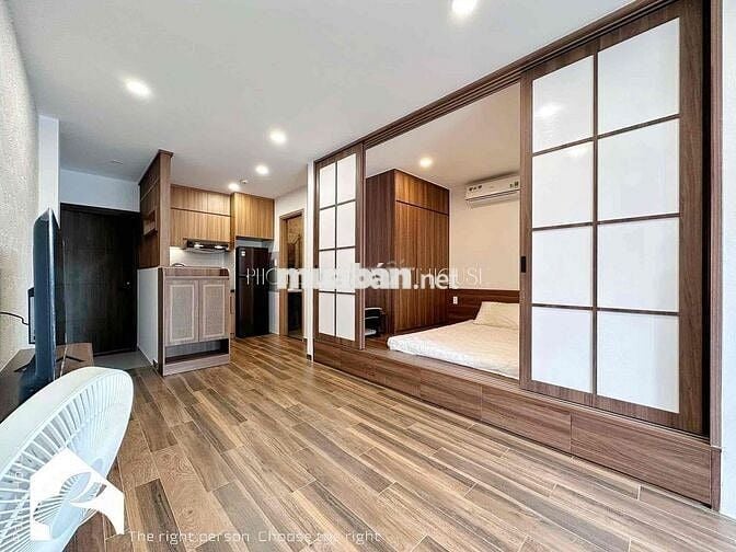 Căn hộ 1PN ban công - phong cách Nhật Bản - tại phường Đa Kao, Quận 1
