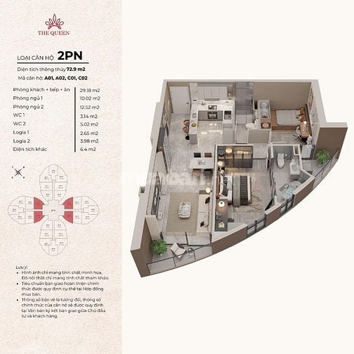 The Queen 360 Giải Phóng – tổ hợp căn hộ cao cấp