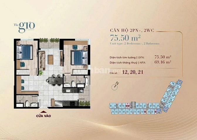 Suất nội bộ trực tiếp CĐT Angia sở hữu view sông công viên cây xanh 