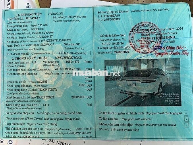 Porsche Cayenne 2020 3.0 V6 - 85444 km