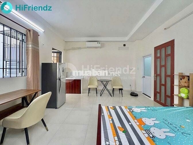 Studio ban công | máy giặt riêng | tân hưng sau sunrise city