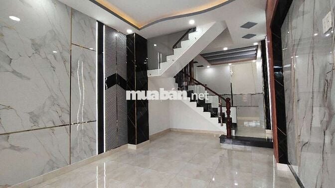 NHÀ 4 TẦNG MỚI Ở NGAY– MẶT TIỀN 6M – Ô TÔ TRÁNH – 64M² - GIÁP TÂN PHÚ