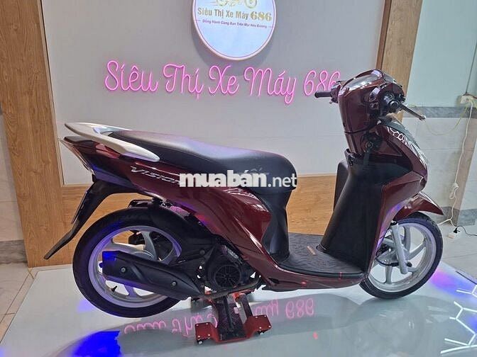 Honda Vision 2014 Đỏ Mận Xe Zin Bao Check Thợ