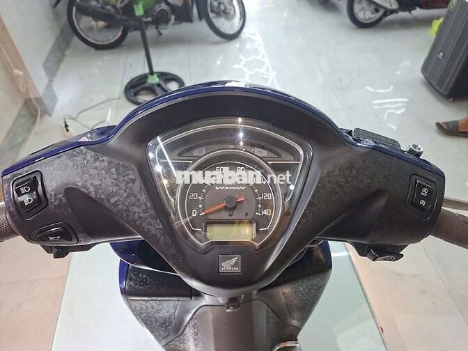 Honda Vision 2024 Màu Xanh Mới Zin Bao Check Thợ