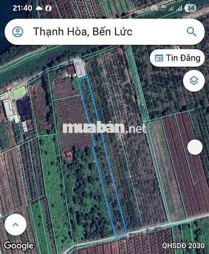 2800m2 Đất vườn MT đường 7m cách tỉnh lộ 816 được lên thổ cư 370m2