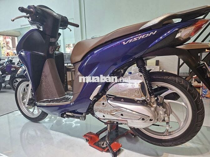 Honda Vision 2024 Màu Xanh Mới Zin Bao Check Thợ