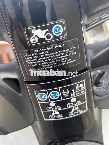 Honda SH Mode 2025 Xám 606 km