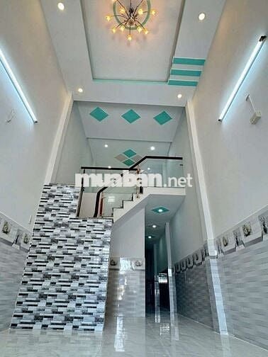 Nhà DT 3,2 x18 đúc lửng hẻm 6m thông 1/ đường Thới tam thôn 16 vào