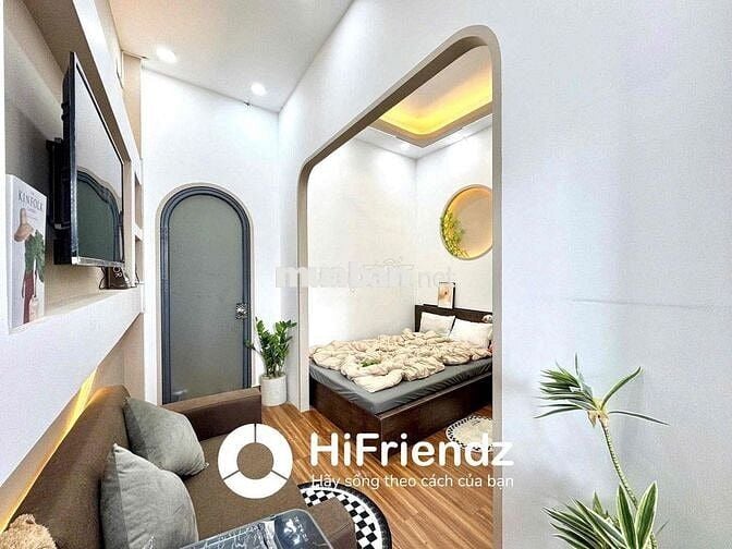 CHDV mới xây full nội thất siêu đẹp nằm ngay mặt đường ô tô cầu chà va