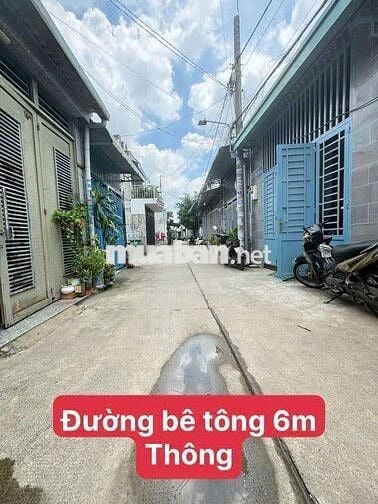 Nhà DT 3,2 x18 đúc lửng hẻm 6m thông 1/ đường Thới tam thôn 16 vào