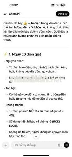 Cho thuê căn hộ chung cư Gia Phúc