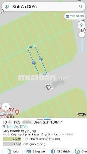 Đất đẹp KDC Châu Thới,Bình An,TP Dĩ An