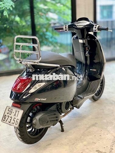 🔥Vespa Sprint 2018 chính chủ đen bóng đủ chìa zin